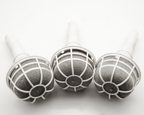 7" White Foam Bouquet Holder – Pack of 6