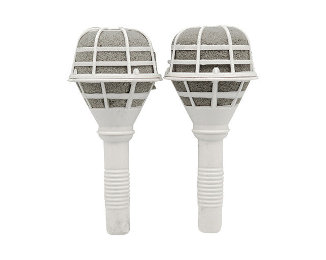 7" White Foam Bouquet Holder – Pack of 6
