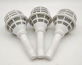 7" White Foam Bouquet Holder – Pack of 6
