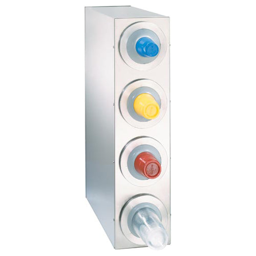 Dispense-Rite BFL-R-4SS Countertop 4-Cup S/S Dispensing Cabinet