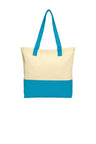 Port Authority® Colorblock Cotton Tote