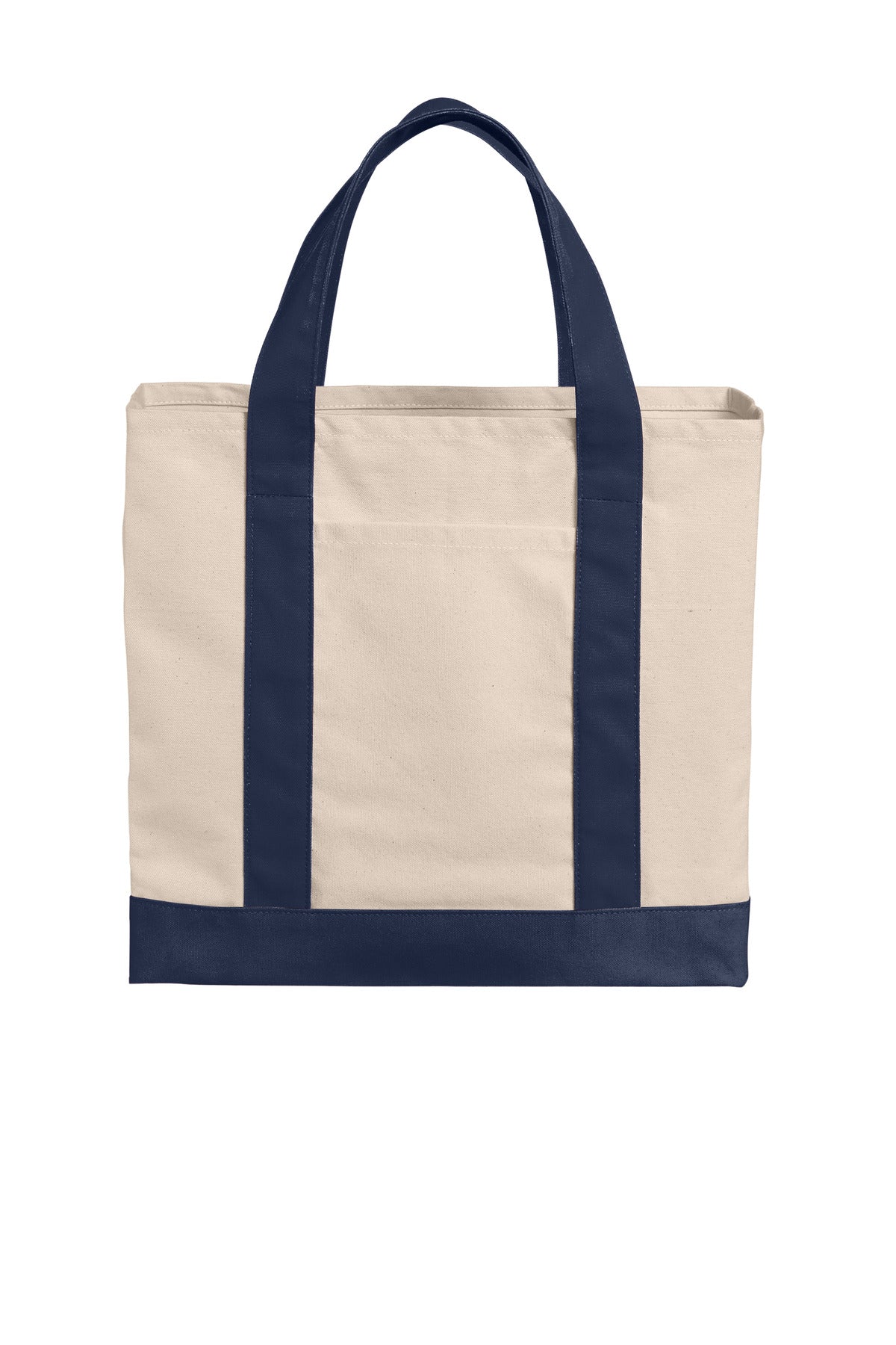 Port Authority® Cotton Canvas Two-Tone Tote