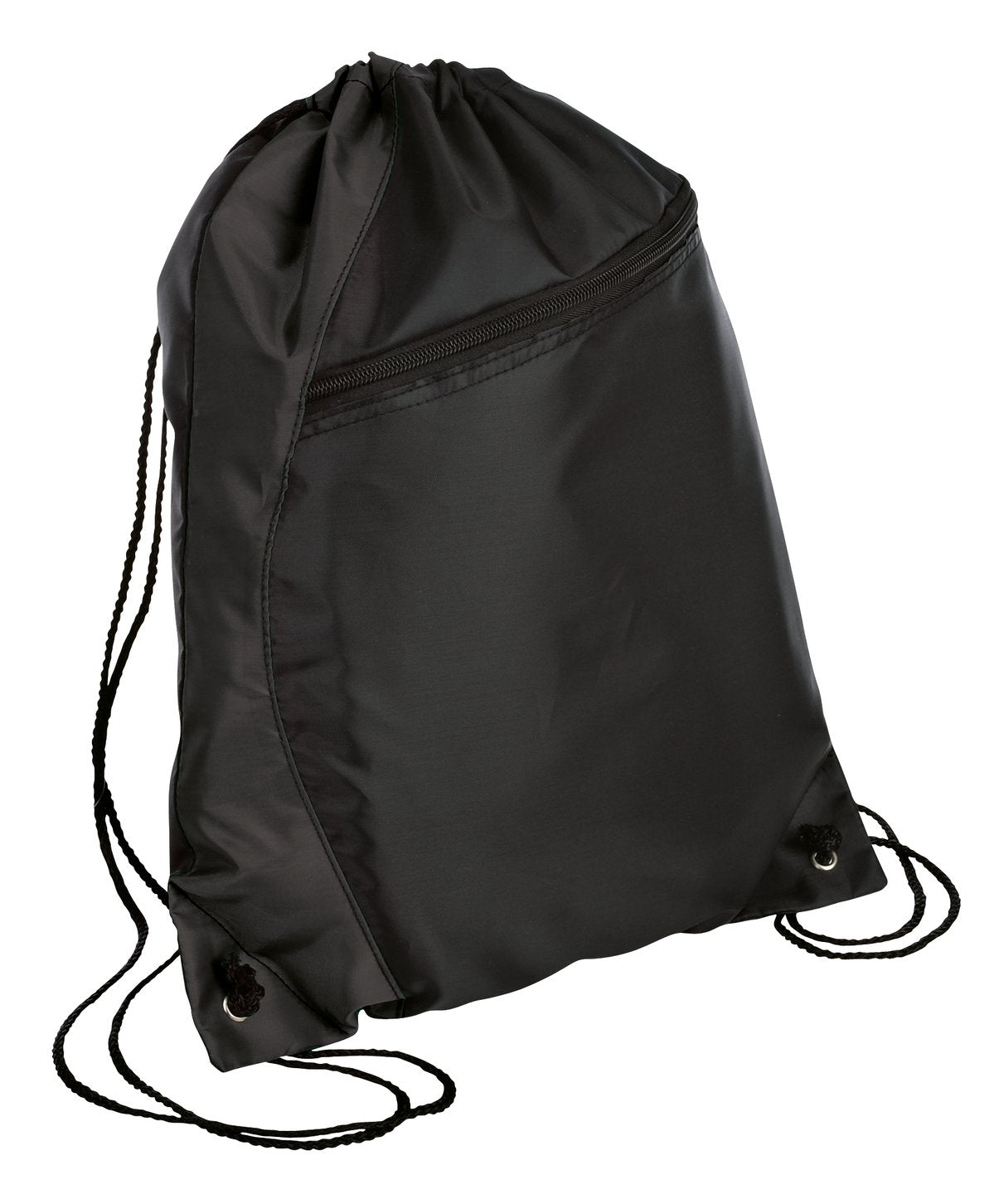 Port Authority® Colorblock Cinch Pack with Zipper Pocket