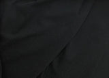French Woven Tricot Fusible Interfacing Fabric - White, Black, Lightweight, 58" Width