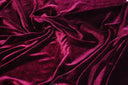 Premium Silk Rayon Velvet Fabric - Azalea, 45" Width (1 Yard)