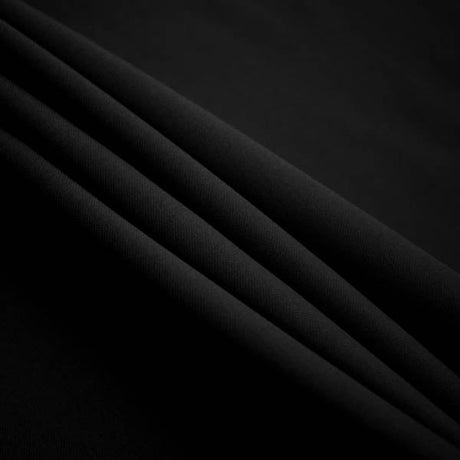 Black Polyester Poplin (60″) Fabric