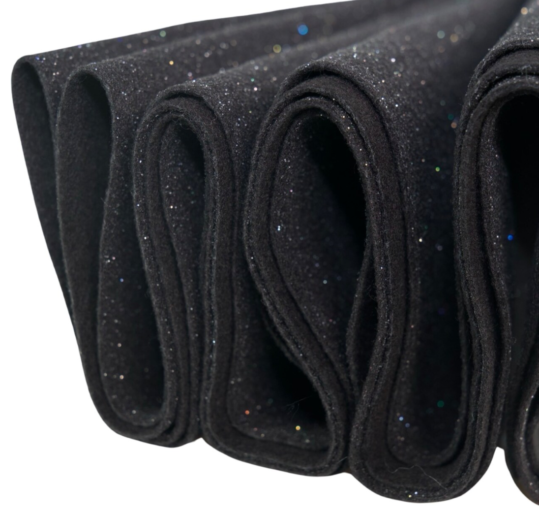 Glitter Felt Fabric 60 Inch Wide Sparkle Finish