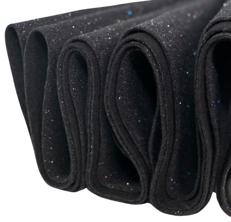 Glitter Felt Fabric 60 Inch Wide Sparkle Finish