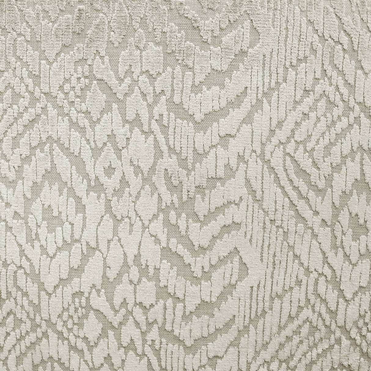 Blane Chenille Fabric - All Over Tribal Pattern, Linen Look, 56" Width (1 Yard)