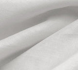 100 Percent Cotton Muslin Fabric - Bleached White, 60" Wide (Yards)