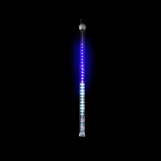 24" LED Snowfall Tube – Blue / Pure White Commercial Grade Light