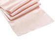 Blush Bridal Satin Table Runner