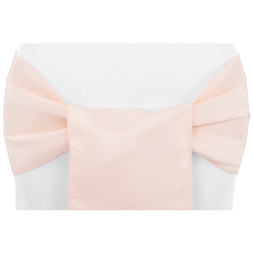 (12 Pack ) Blush Bridal Satin Sash