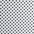 Swim Knit Black Eraser Polka Dots on White