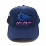 Fashion Trucker Hat - Dark Navy Mesh Back, Snap Closure (1 Piece)