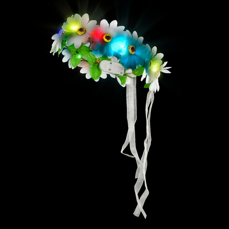 Light-Up Flower Halo