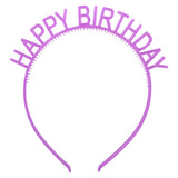 Glow In The Dark Happy Birthday Headband (1 DZ)