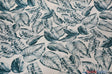 Bohemian Paradise Polyester Fabric - Tropical Banana Leaf Print, 58/60" Width, 3 Colors (1 Yard)
