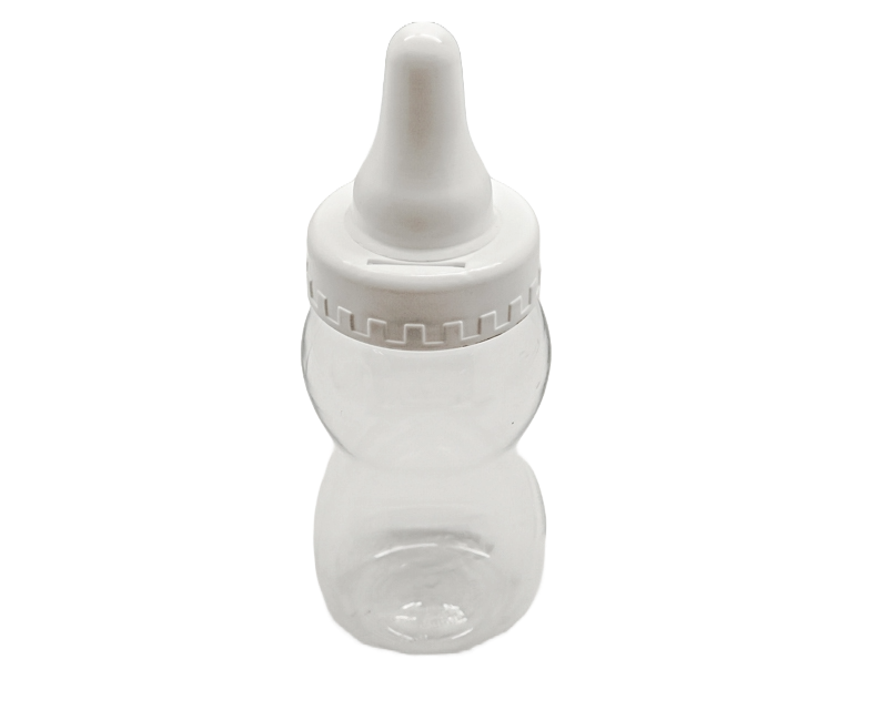 3"x 9" White Large Plastic Baby Shower Bottle Decoration - Pack of 1