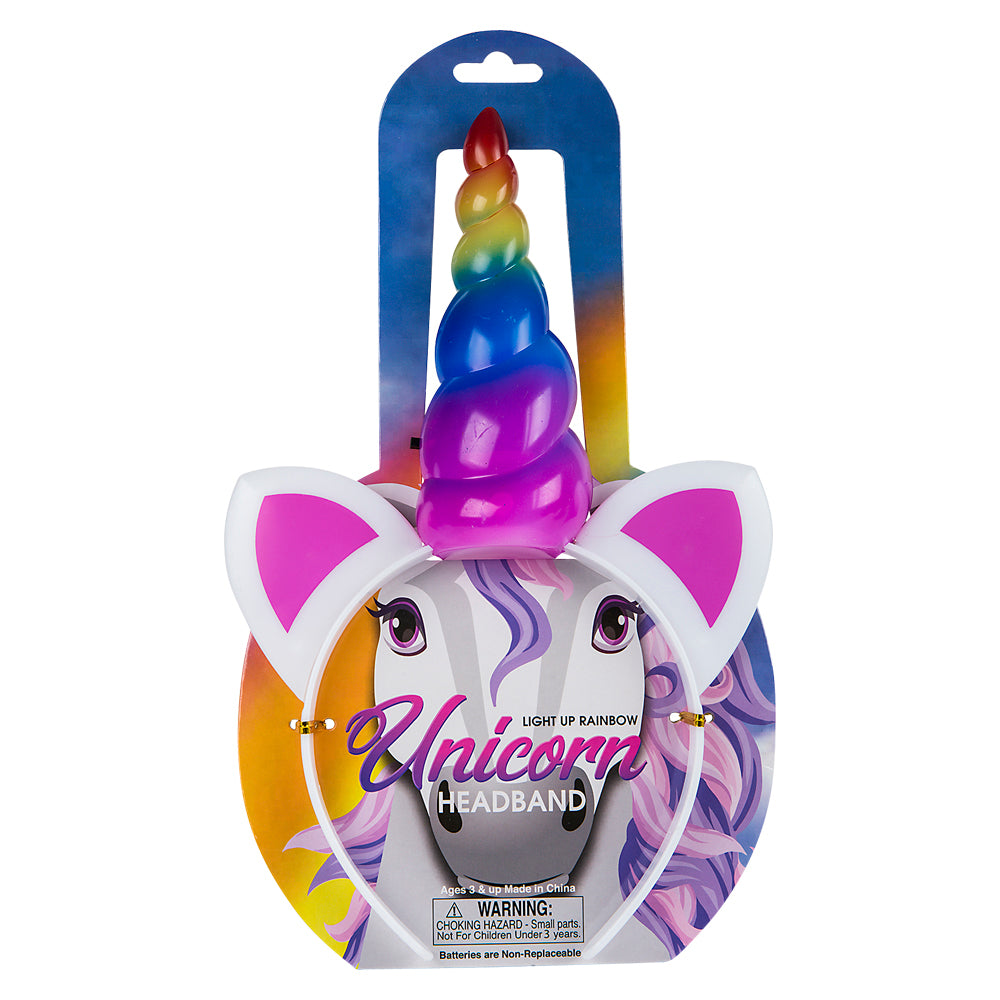 Light-Up Unicorn Headbands (1 DZ)