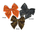 Sequin Beaded Bow 4 x 4