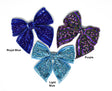 Sequin Beaded Bow 4 x 4