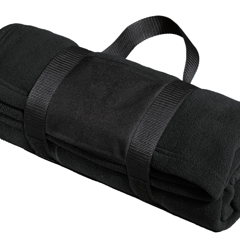 Port Authority® Fleece Blanket with Carrying Strap