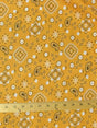 Poly Cotton Printed Paisley Bandana Fabric Orange