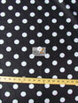 Big Z Fabric Poly Cotton Printed Fabric Big Polka Dots Black White