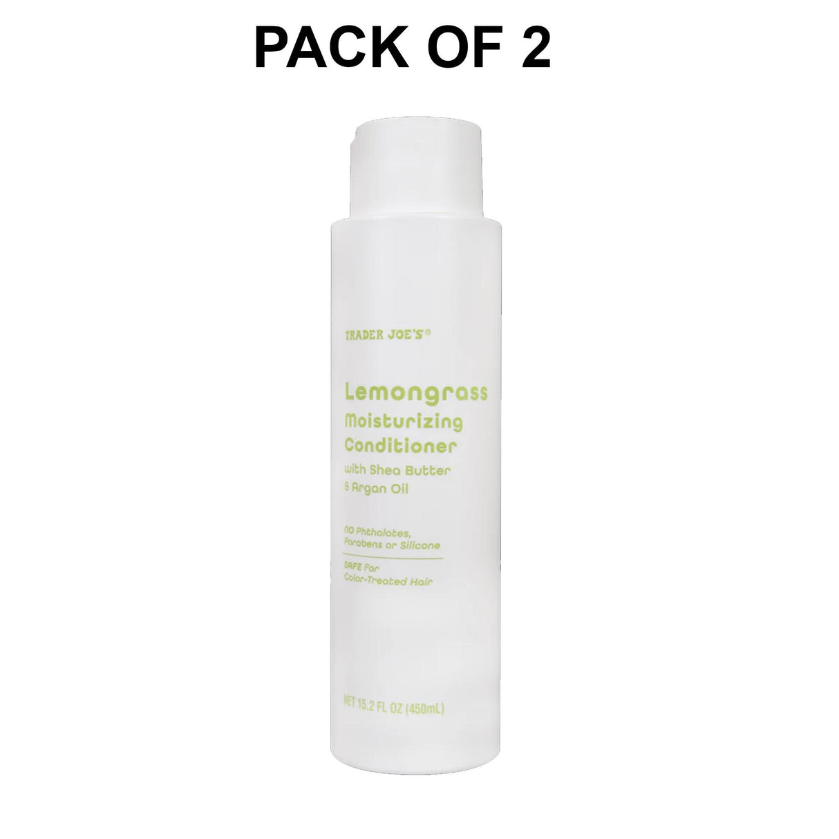 Trader Joe’s Lemongrass Moisturizing Conditioner | Safe for Colored Hair | 15.2 Fl Oz