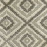Brandis Fabric Diamond Jacquard Velvet Fabric - Ebony, Linen Look, 57" Width (1 Yard)