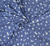 Brushed DTY Navy Fabric Soft Polyester Knit, 58/59" Wide Warm & Moisture Wicking Apparel Fabric 1 Yard