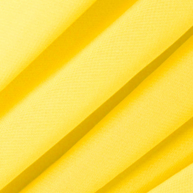 Bright Yellow Chiffon Fabric