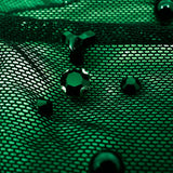 Rhinestone Stretch Mesh Fabric