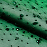 Rhinestone Stretch Mesh Fabric