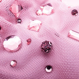 Rhinestone Stretch Mesh Fabric