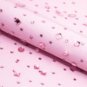 Rhinestone Stretch Mesh Fabric