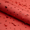Rhinestone Stretch Mesh Fabric