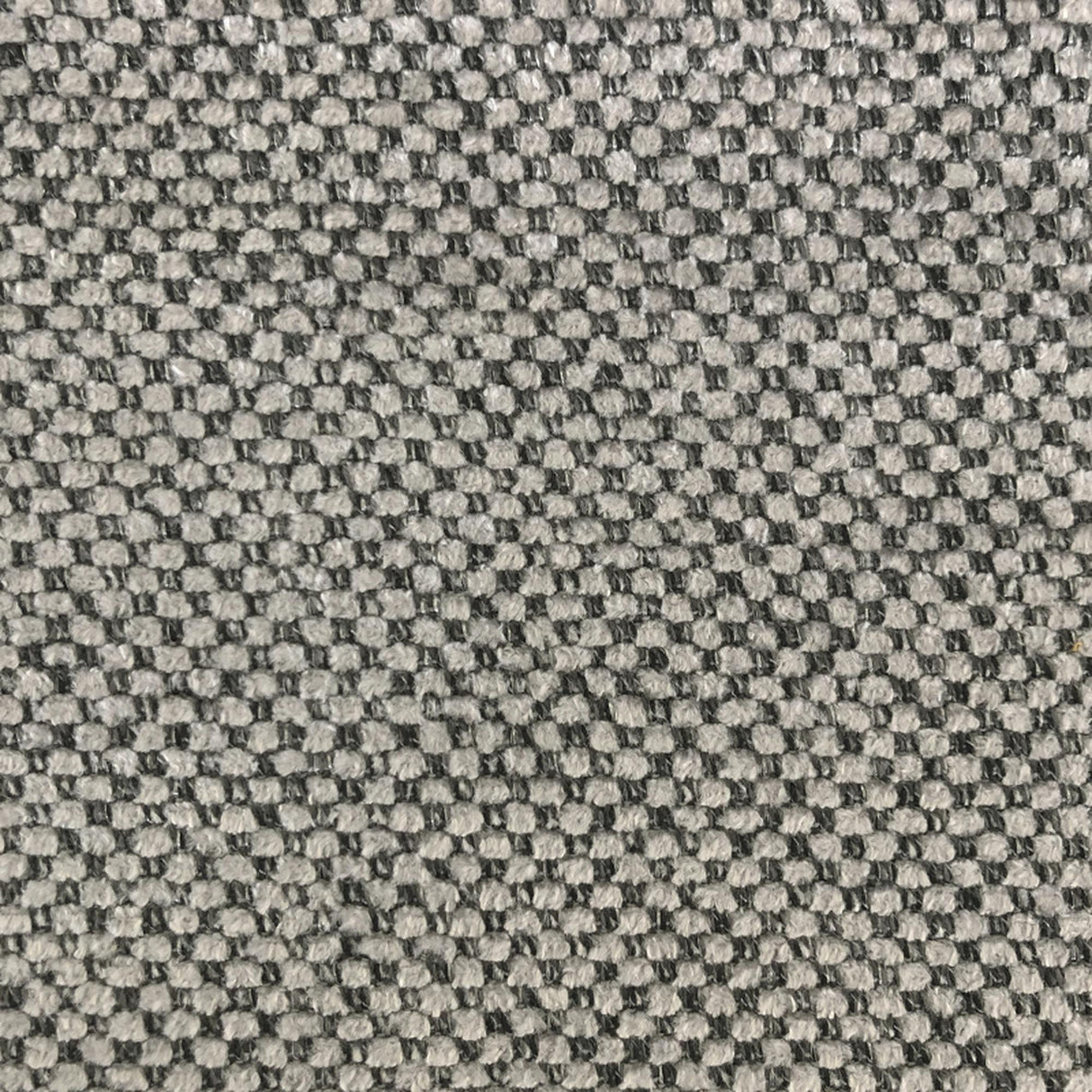 Bronx Two Tone Woven Chenille Fabric - Ivory, Beige, Pewter, Gray, Silver, 56" Width (1 Yard)