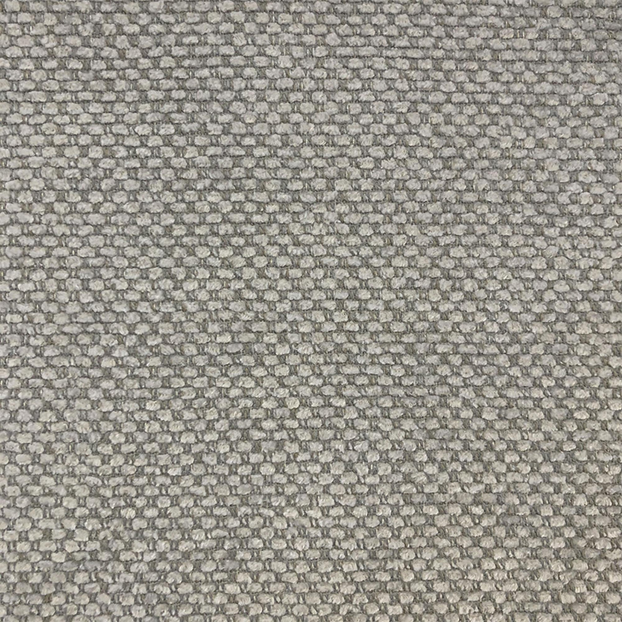 Bronx Two Tone Woven Chenille Fabric - Ivory, Beige, Pewter, Gray, Silver, 56" Width (1 Yard)