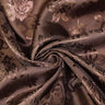 Floral Jacquard Satin Fabric - Floral Woven Brocade, 60" Width