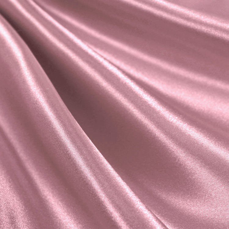 Mauve Bridal Satin Fabric,