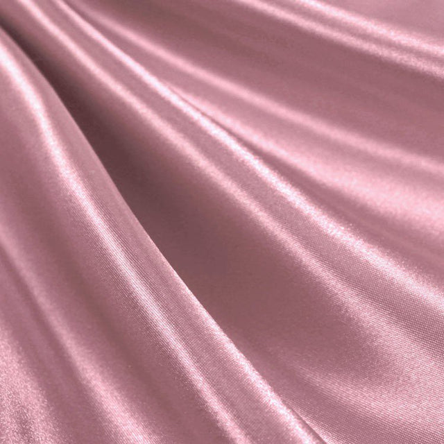Mauve Bridal Satin Fabric,