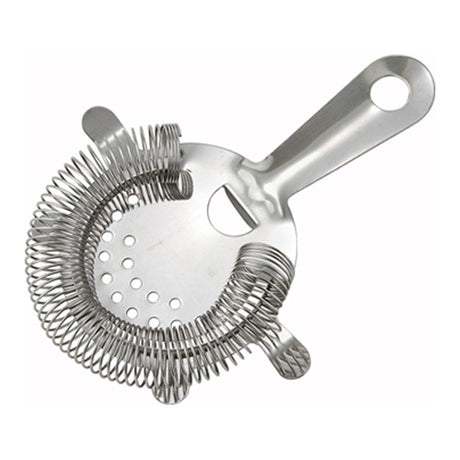 Winco BST-4P Bar Cocktail Strainer, 4 prong