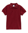 Boys Uniform Polo Shirt Cotton Pique Fabric - Black, White, Red, Burgundy, Skyblue, Navy, Dark Grey, Hunter Green, Solid, School Uniform, 5-18 (1 Piece)