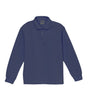 Boys Long Sleeve Uniform Shirt - Boys Uniform Fabric, Navy, White, Skyblue, Long Sleeve, School Uniform Shirt (1 Piece)