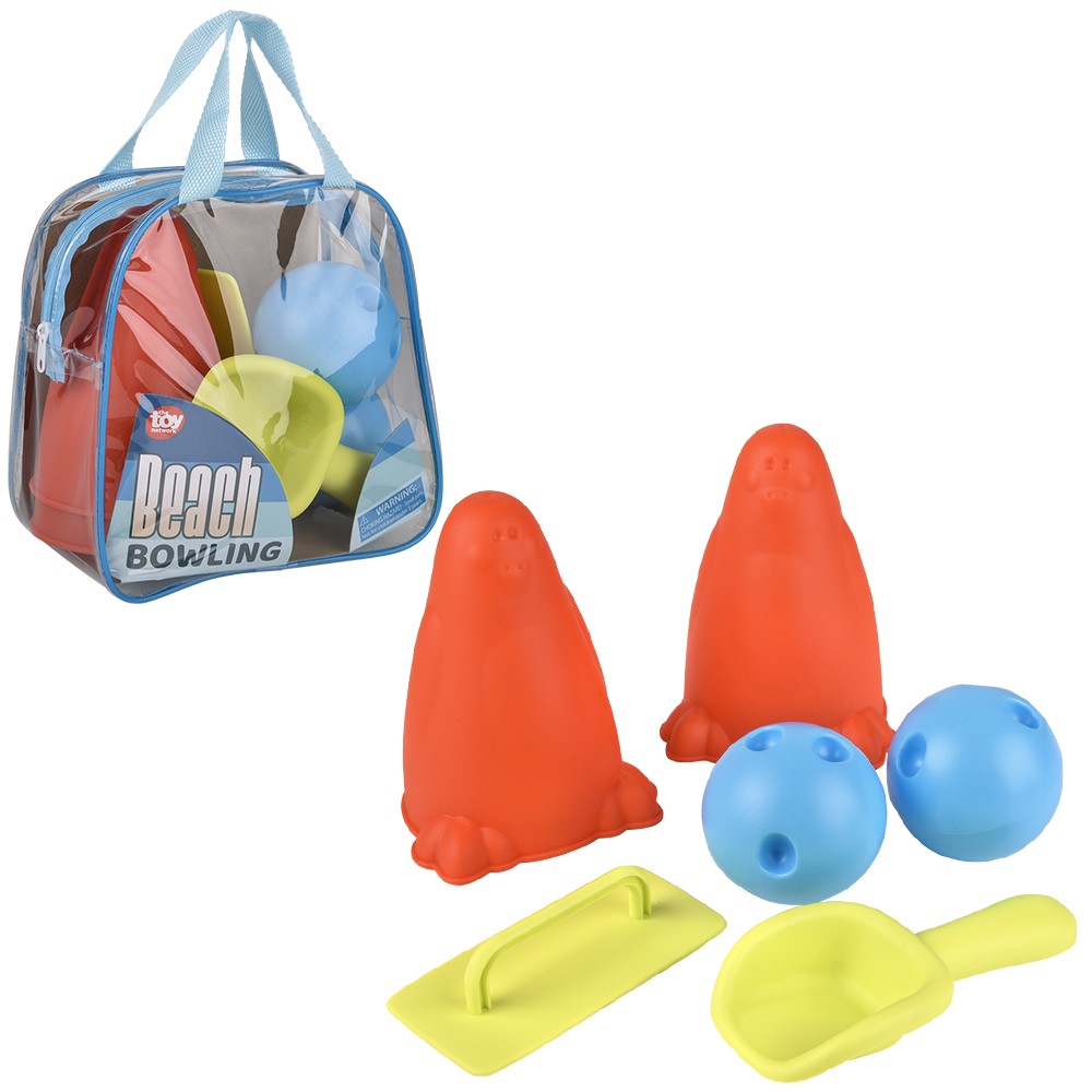 Beach Bowling Penguin Pin Set (1 Set)