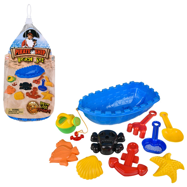 Pirate Ship Beach 10-Piece Set (1 Set)