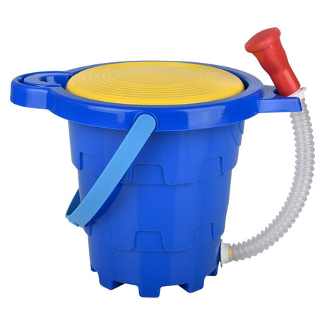 Sand Toys Large Bucket With 9pc Sand Toys (1 Set)