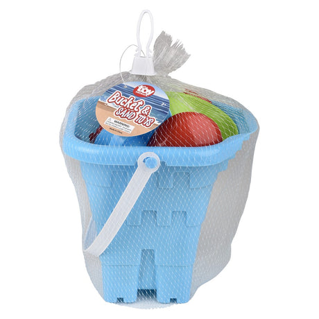 Sand Toys Bucket And 6Pc Set